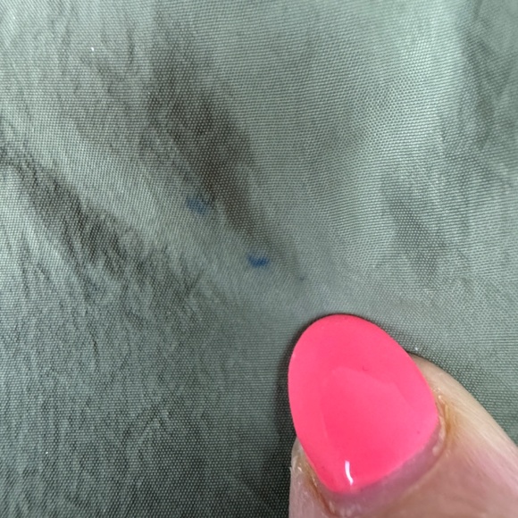 ROCKS & INDIGO Green Lightweight Trench Coat Embroidered Boho / Size Medium - Picture 13 of 16